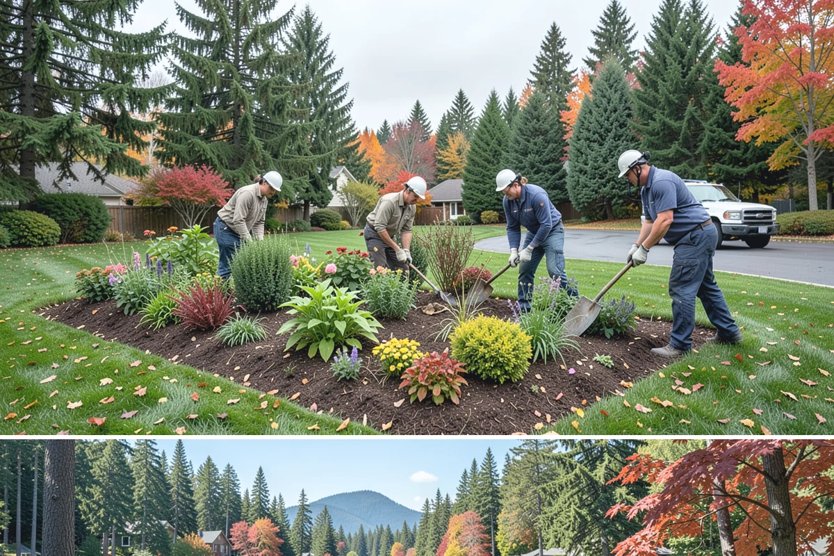 Bark Refresh in Covington, King County, WA - Ideal in mid-spring once the wettest weeks pass, or a light fall refresh to carry beds cleanly through the rainy months.