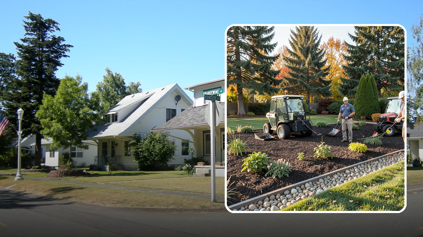 Bark Refresh in DuPont, Pierce County, WA - A top-up layer of fresh bark that revives faded beds without a full tear-out.