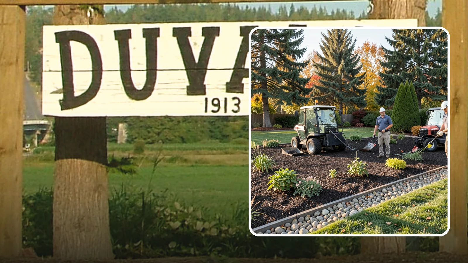 Bark Refresh in Duvall, King County, WA - A top-up layer of fresh bark that revives faded beds without a full tear-out.