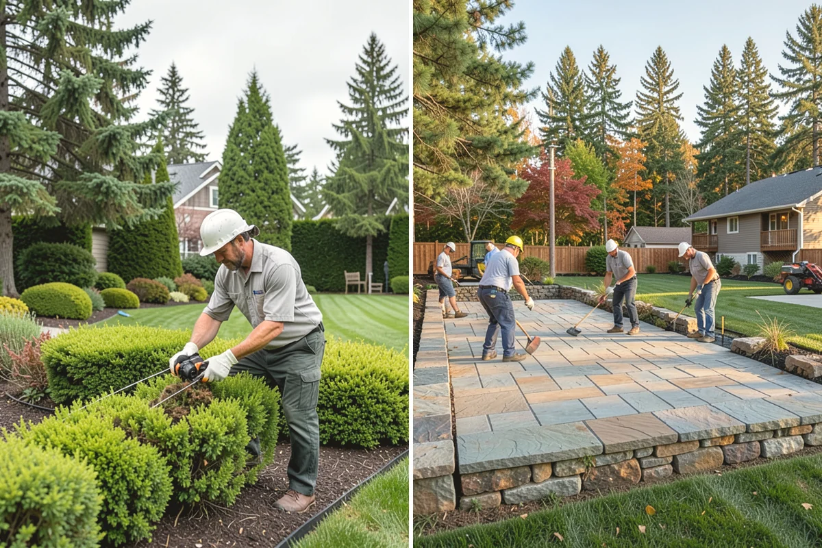 Bark Refresh in Edgewood, Pierce County, WA - Rake and redistribute the existing bark to fill thin spots