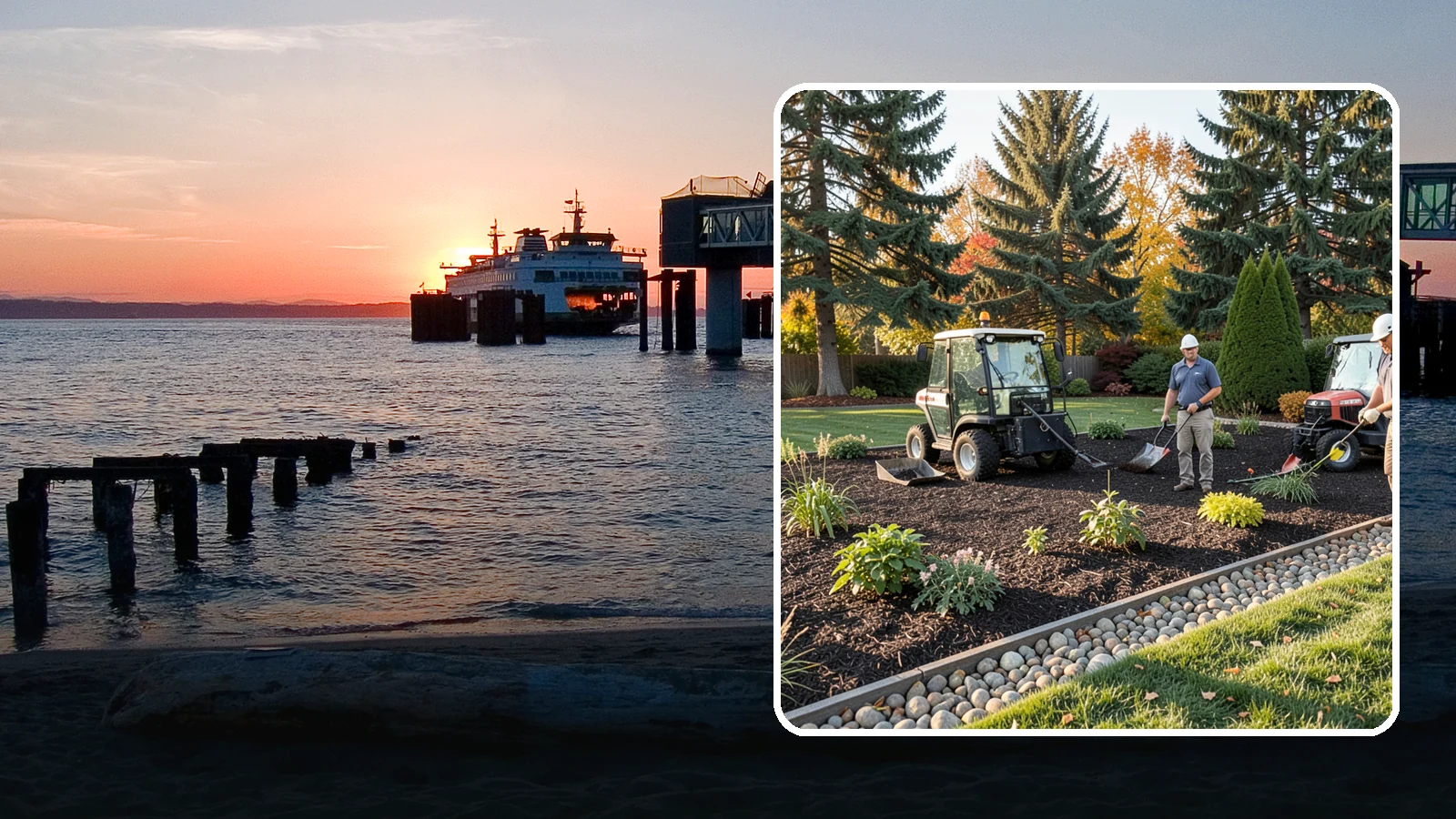 Bark Refresh in Edmonds, Snohomish County, WA - A top-up layer of fresh bark that revives faded beds without a full tear-out.
