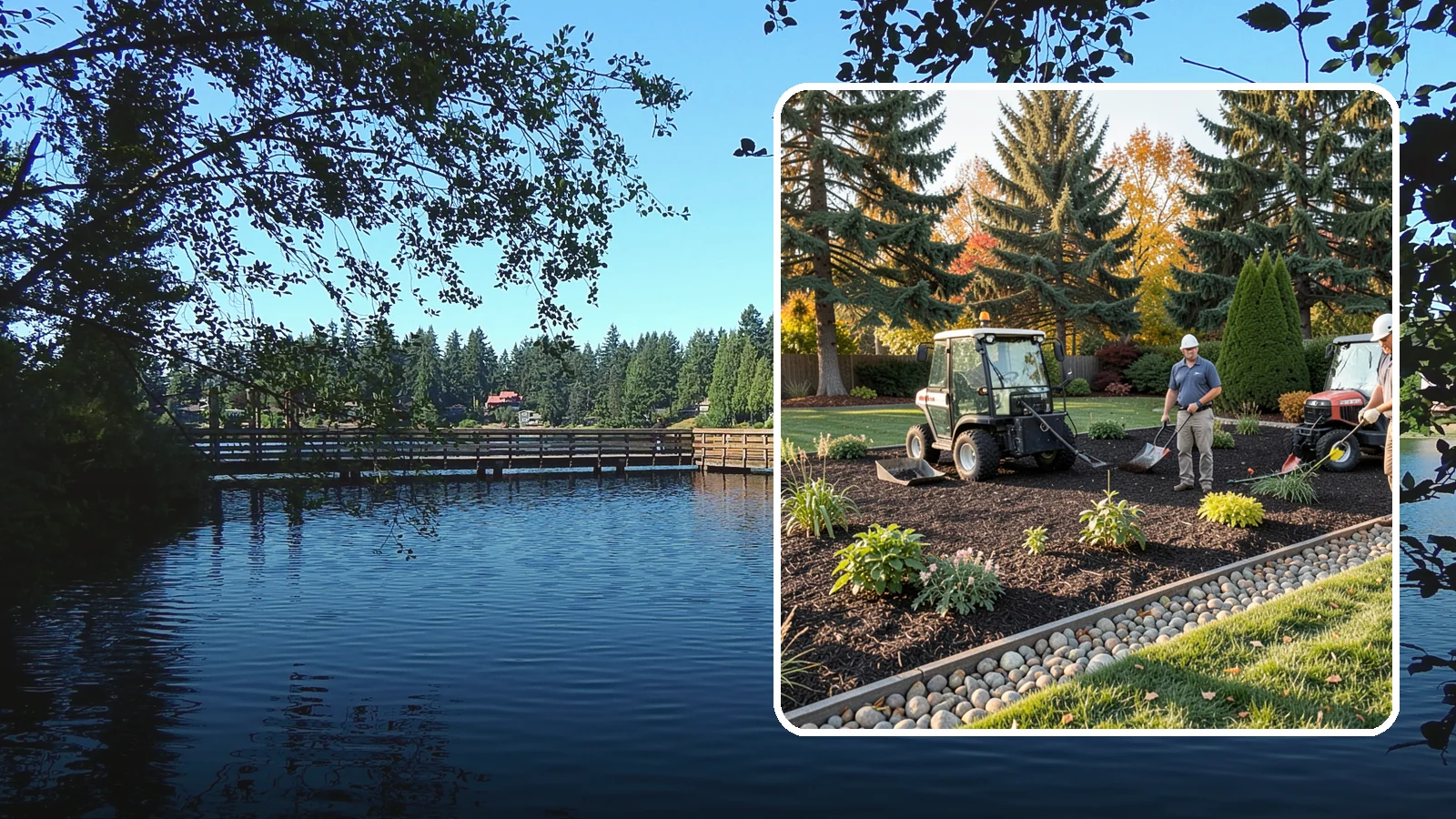 Bark Refresh in Federal Way, King County, WA - A top-up layer of fresh bark that revives faded beds without a full tear-out.