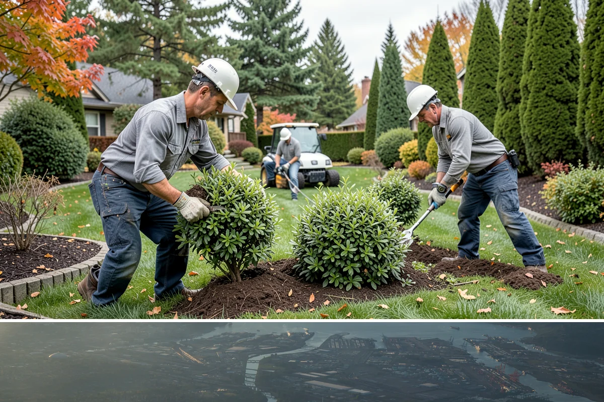 Bark Refresh in Fife, Pierce County, WA - Ideal in mid-spring once the wettest weeks pass, or a light fall refresh to carry beds cleanly through the rainy months.