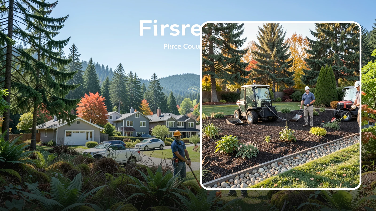 Bark Refresh in Fircrest, Pierce County, WA - A top-up layer of fresh bark that revives faded beds without a full tear-out.