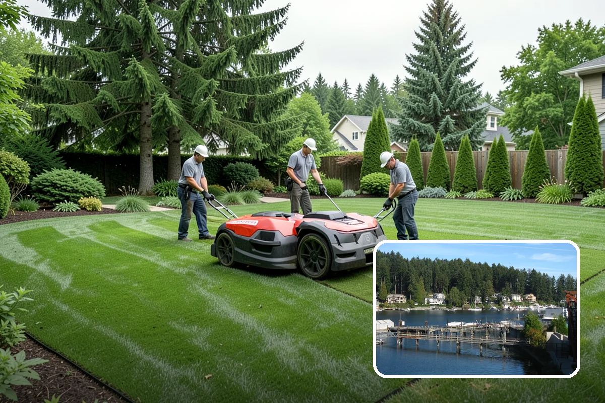 Bark Refresh in Gig Harbor, Pierce County, WA - Restores rich color to sun-faded and rain-greyed beds