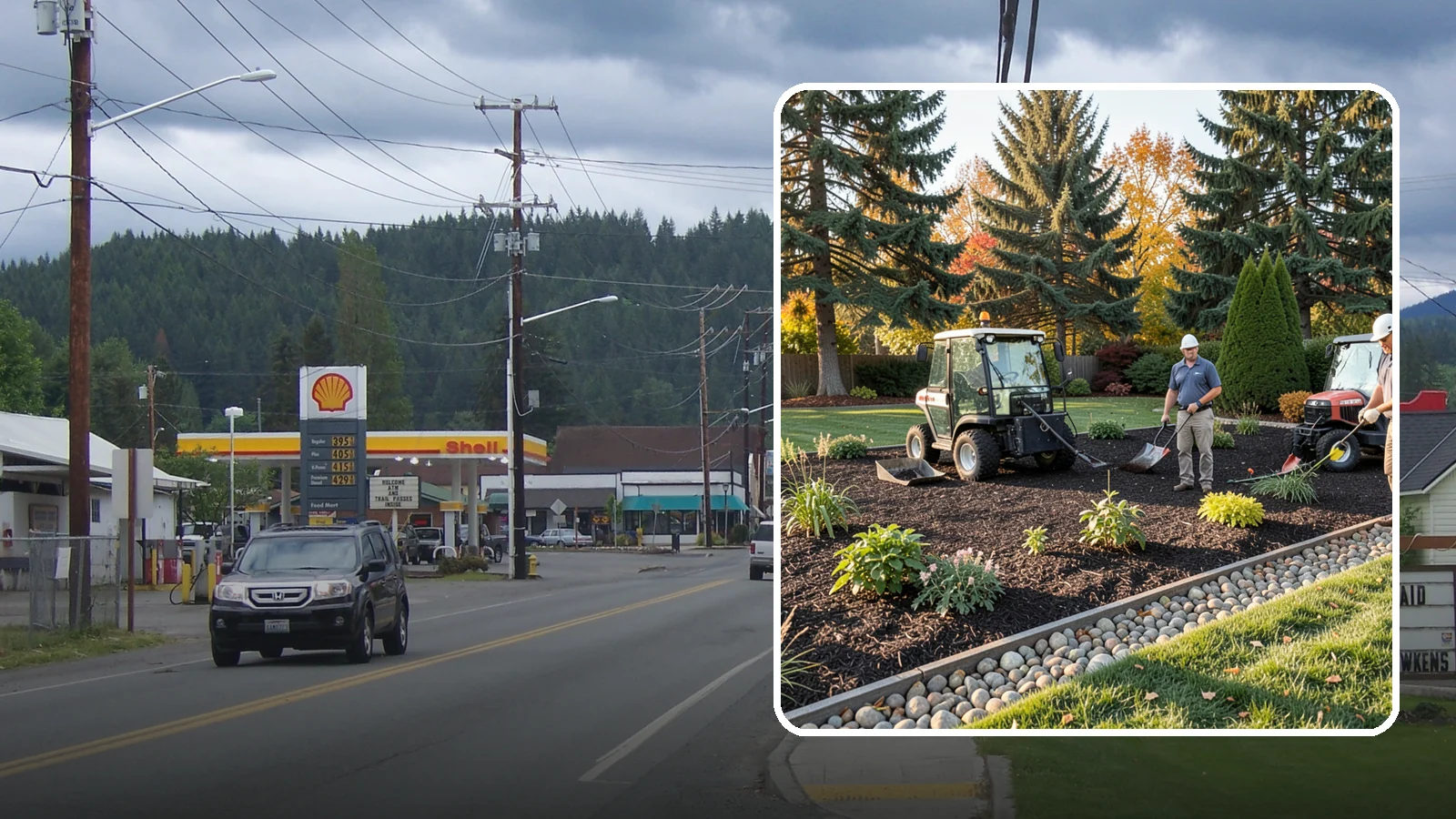 Bark Refresh in Granite Falls, Snohomish County, WA - A top-up layer of fresh bark that revives faded beds without a full tear-out.