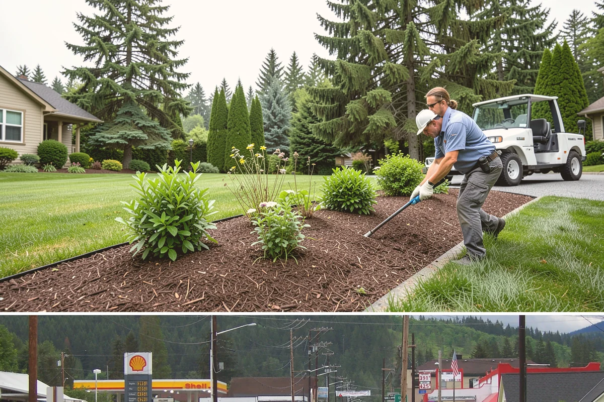 Bark Refresh in Granite Falls, Snohomish County, WA - Ideal in mid-spring once the wettest weeks pass, or a light fall refresh to carry beds cleanly through the rainy months.
