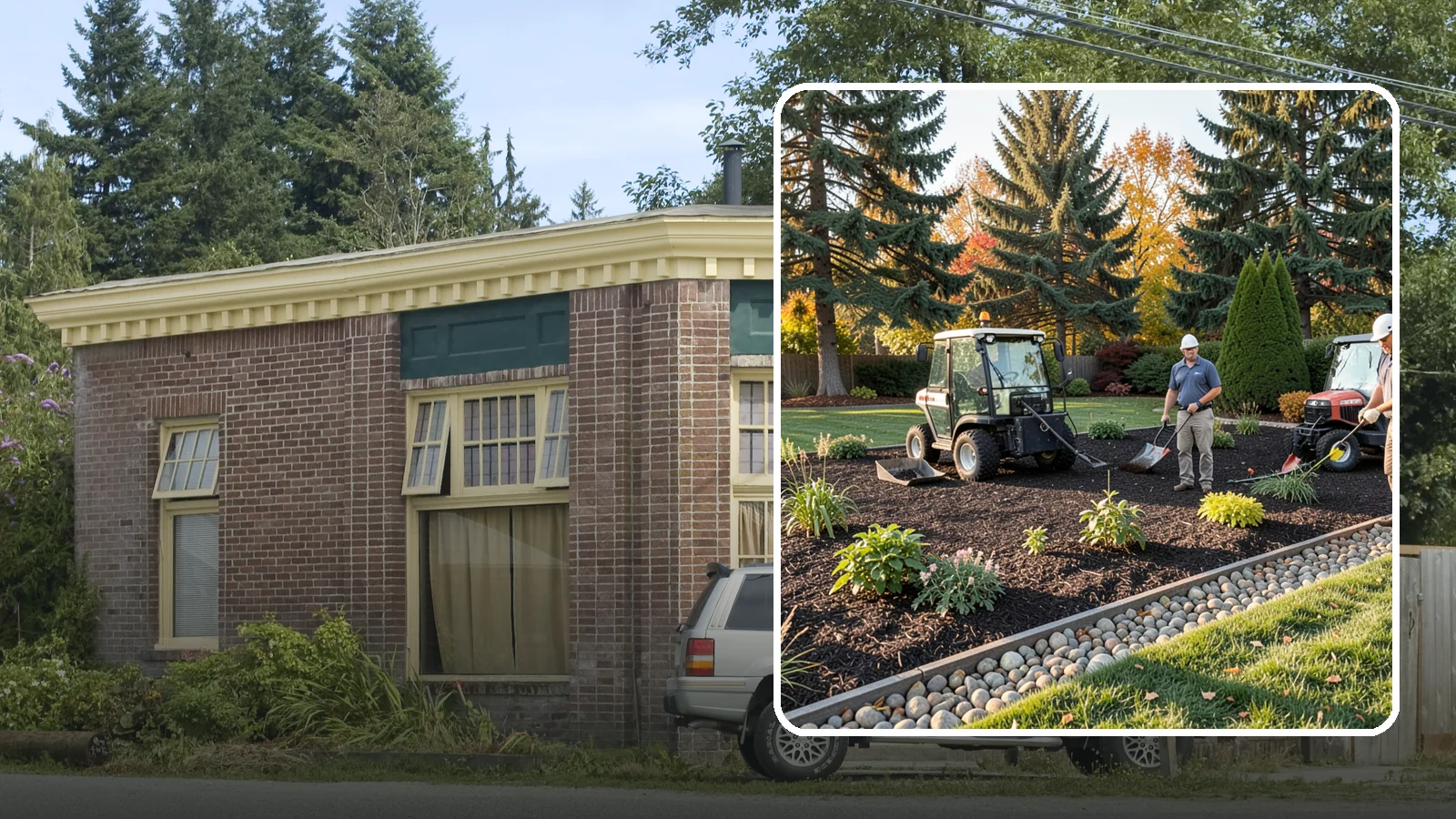 Bark Refresh in Hamilton, Skagit County, WA - A top-up layer of fresh bark that revives faded beds without a full tear-out.