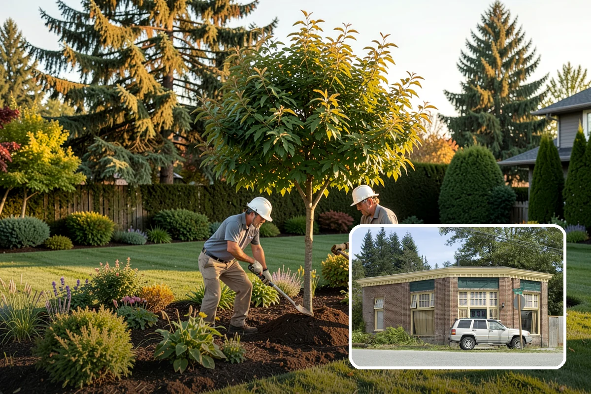 Bark Refresh in Hamilton, Skagit County, WA - Restores rich color to sun-faded and rain-greyed beds