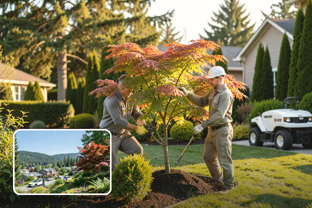 Bark Refresh in Index, Snohomish County, WA - Restores rich color to sun-faded and rain-greyed beds