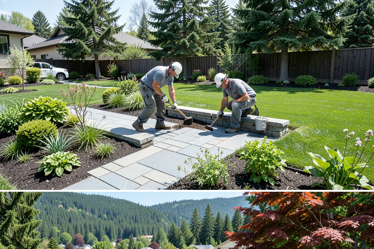 Bark Refresh in Index, Snohomish County, WA - Ideal in mid-spring once the wettest weeks pass, or a light fall refresh to carry beds cleanly through the rainy months.