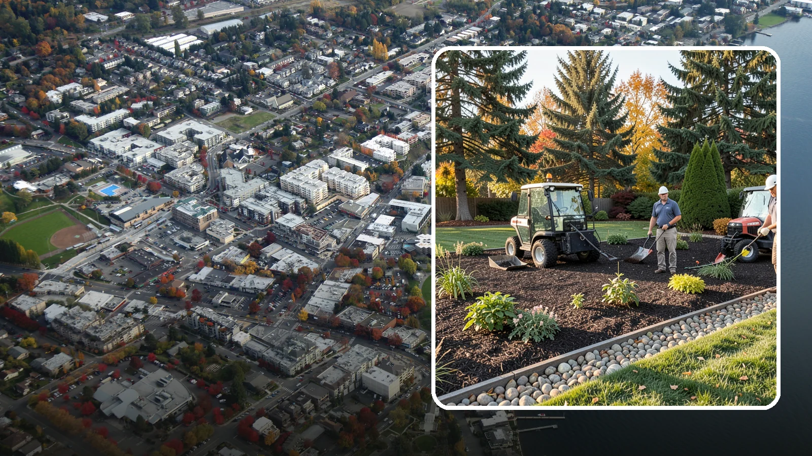 Bark Refresh in Kirkland, King County, WA - A top-up layer of fresh bark that revives faded beds without a full tear-out.