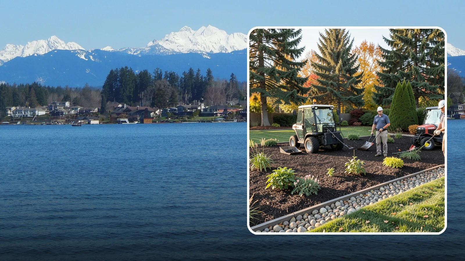 Bark Refresh in Lake Stevens, Snohomish County, WA - A top-up layer of fresh bark that revives faded beds without a full tear-out.