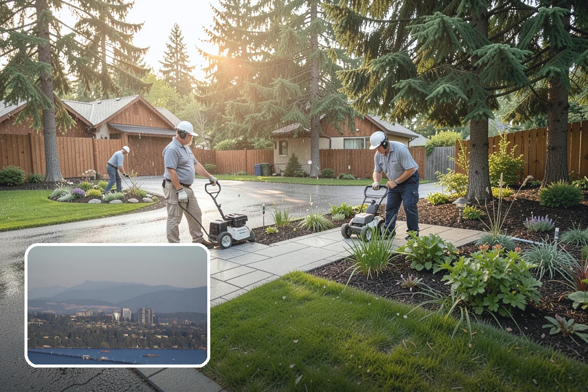 Bark Refresh in Medina, King County, WA - Restores rich color to sun-faded and rain-greyed beds