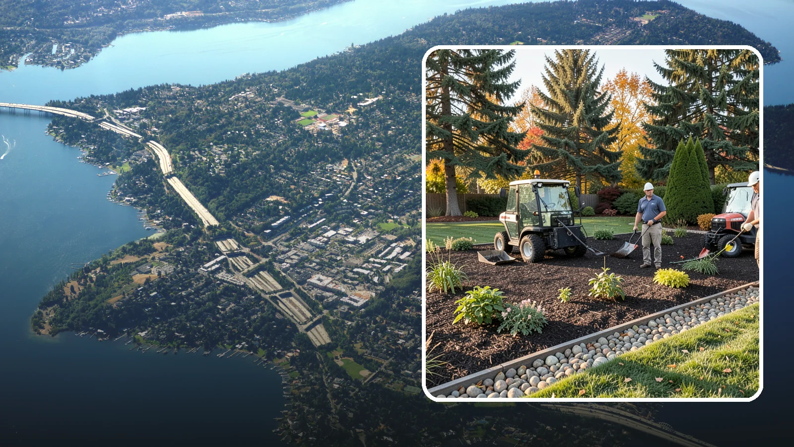 Bark Refresh in Mercer Island, King County, WA - A top-up layer of fresh bark that revives faded beds without a full tear-out.