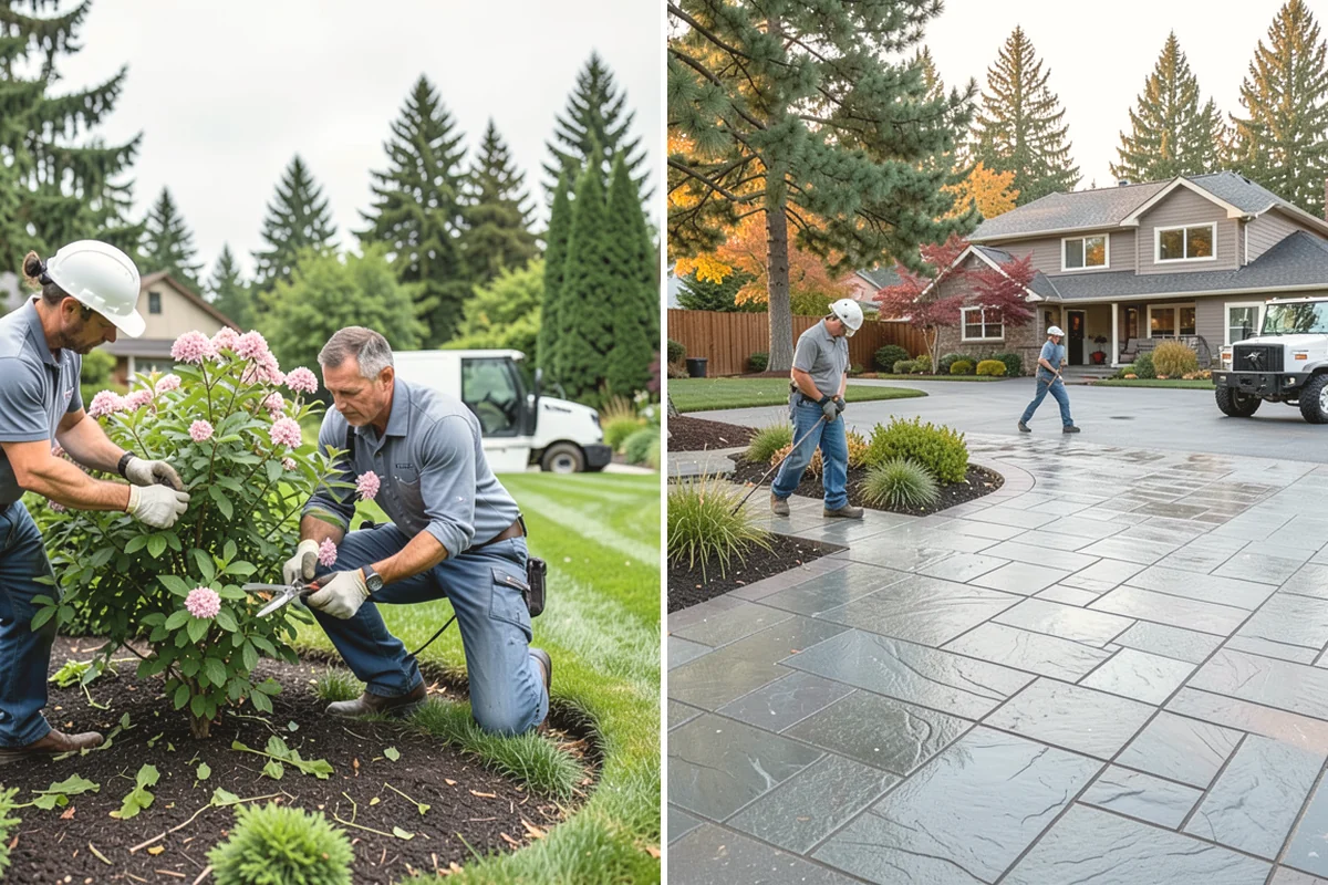 Bark Refresh in Mercer Island, King County, WA - Rake and redistribute the existing bark to fill thin spots