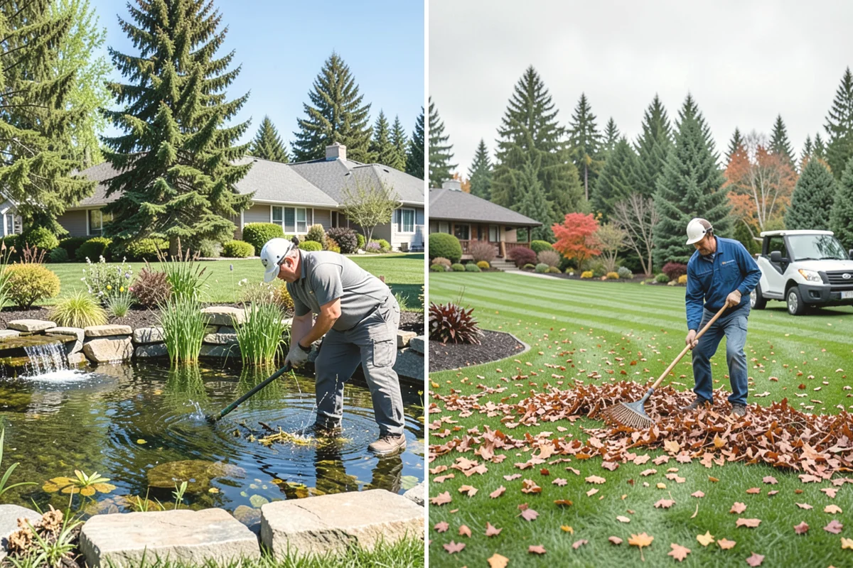 Bark Refresh in Mukilteo, Snohomish County, WA - Rake and redistribute the existing bark to fill thin spots