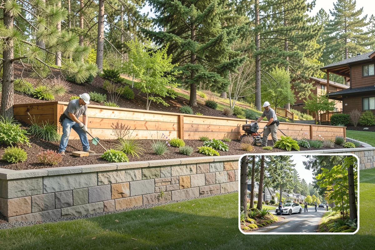 Bark Refresh in Normandy Park, King County, WA - Restores rich color to sun-faded and rain-greyed beds