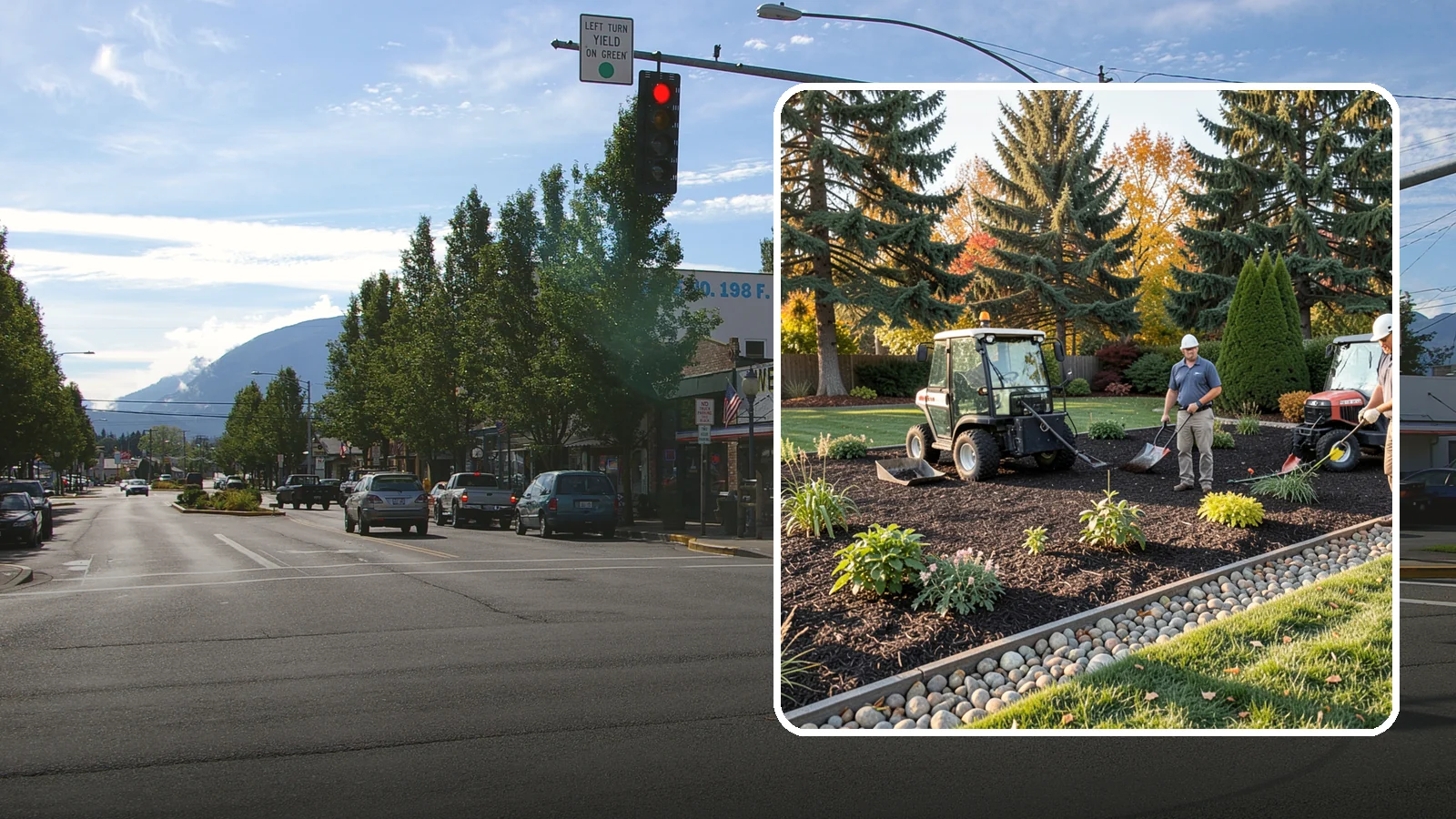Bark Refresh in North Bend, King County, WA - A top-up layer of fresh bark that revives faded beds without a full tear-out.