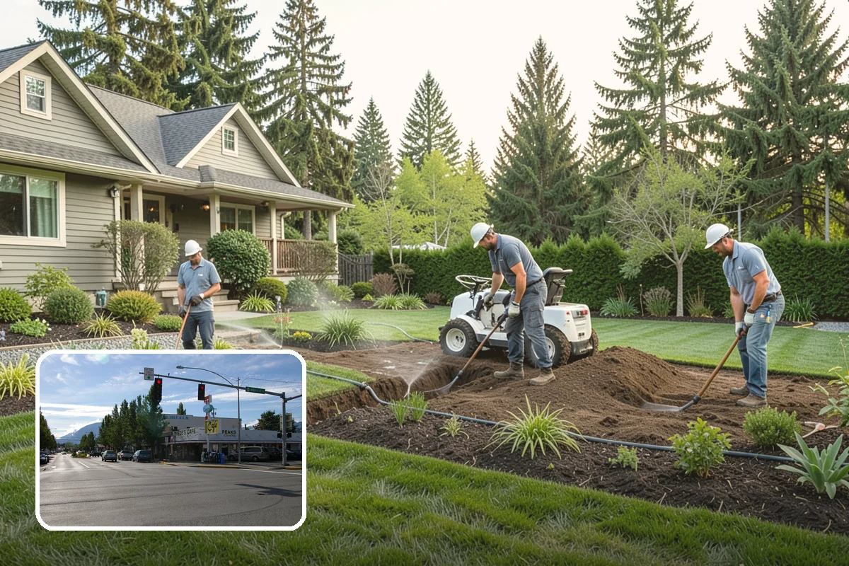 Bark Refresh in North Bend, King County, WA - Restores rich color to sun-faded and rain-greyed beds
