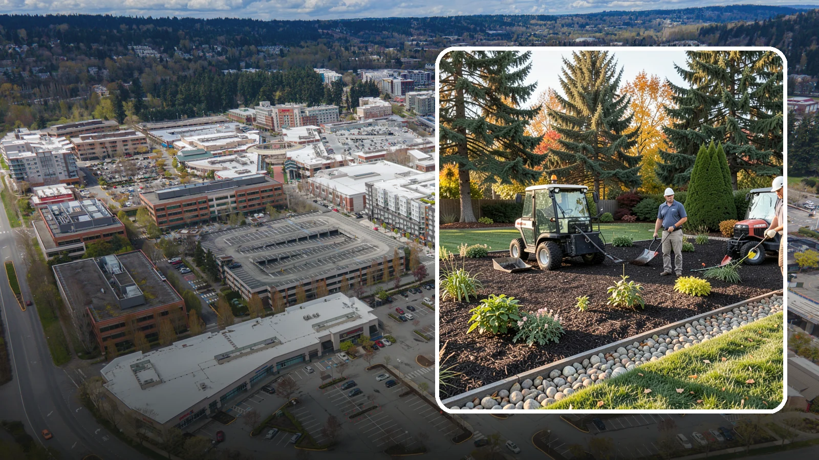 Bark Refresh in Redmond, King County, WA - A top-up layer of fresh bark that revives faded beds without a full tear-out.