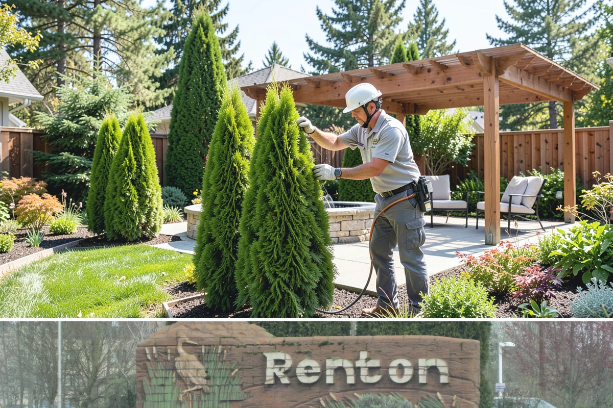 Bark Refresh in Renton, King County, WA - Ideal in mid-spring once the wettest weeks pass, or a light fall refresh to carry beds cleanly through the rainy months.