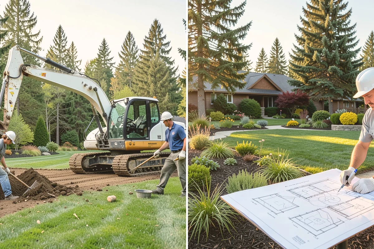 Bark Refresh in Sammamish, King County, WA - Rake and redistribute the existing bark to fill thin spots