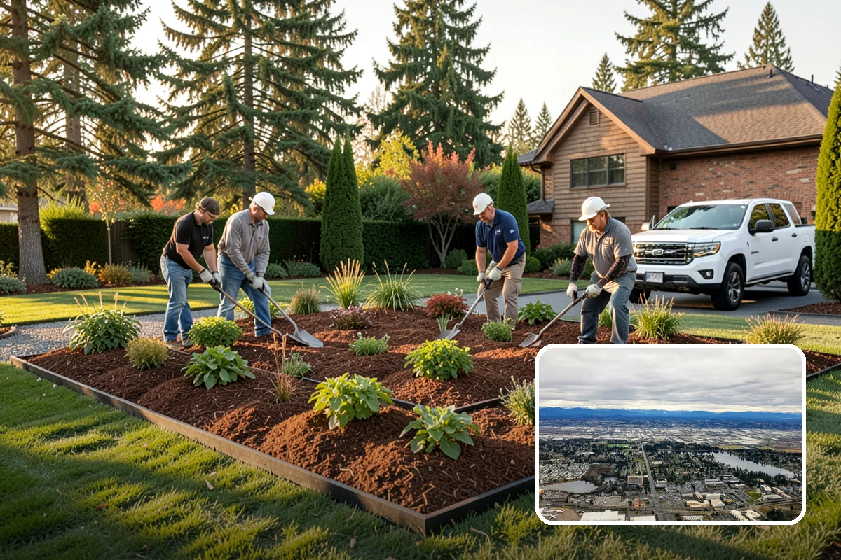 Bark Refresh in SeaTac, King County, WA - Restores rich color to sun-faded and rain-greyed beds