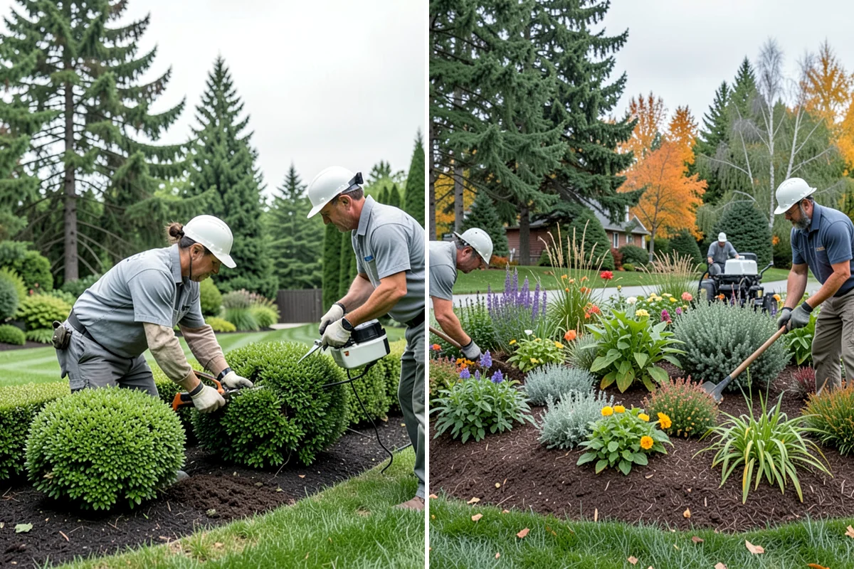 Bark Refresh in Shoreline, King County, WA - Rake and redistribute the existing bark to fill thin spots