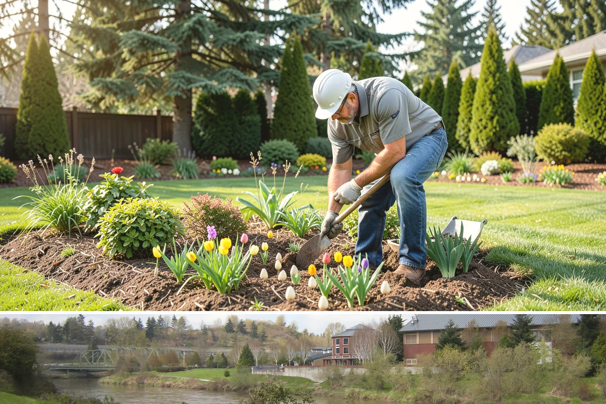 Bark Refresh in Tukwila, King County, WA - Ideal in mid-spring once the wettest weeks pass, or a light fall refresh to carry beds cleanly through the rainy months.