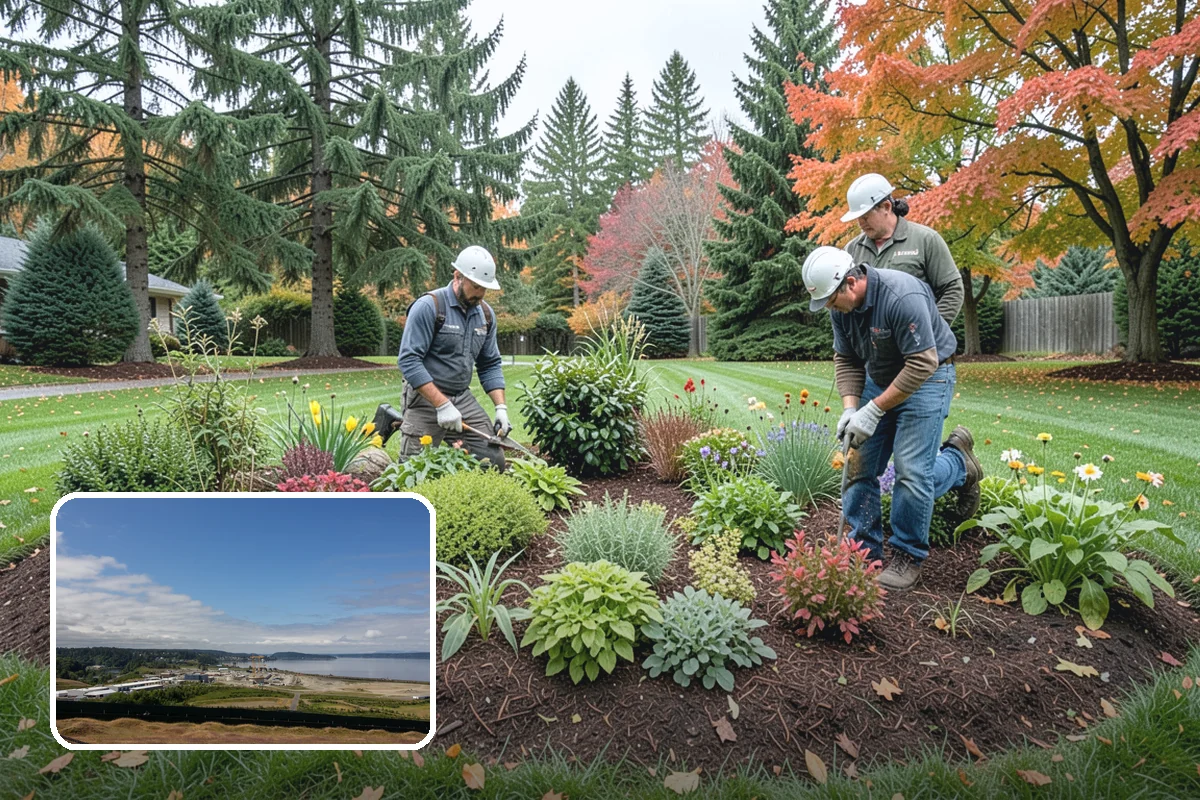 Bark Refresh in University Place, Pierce County, WA - Restores rich color to sun-faded and rain-greyed beds