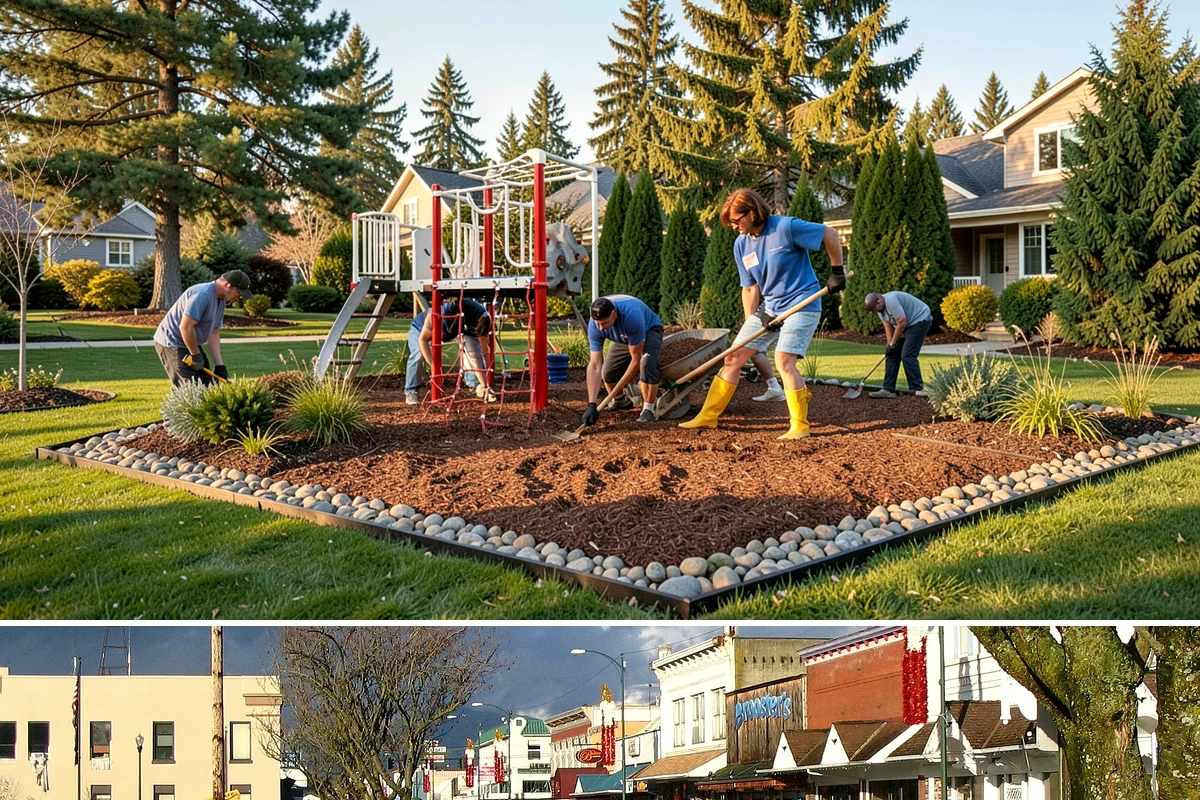 Bark Replacement in Arlington, Snohomish County, WA - Best done in early spring before the summer dry stretch or in early fall before the November rains set in, so new bark settles...