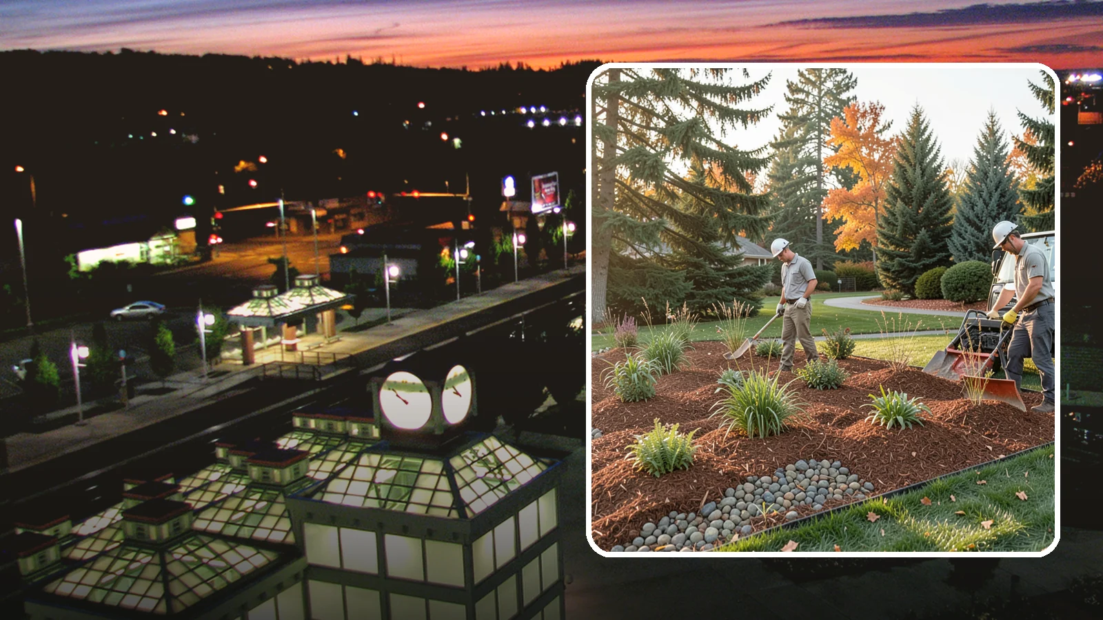 Bark Replacement in Auburn, King County, WA - We strip out spent, matted bark and lay down fresh Douglas fir or hemlock bark that stands up to Puget Sound rain.