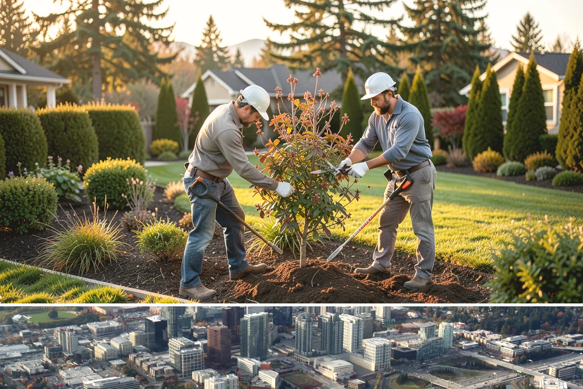 Bark Replacement in Bellevue, King County, WA - Best done in early spring before the summer dry stretch or in early fall before the November rains set in, so new bark settles...