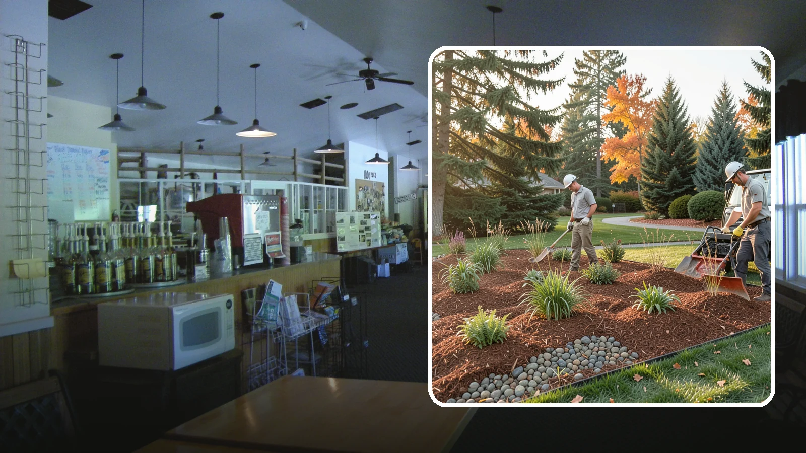 Bark Replacement in Black Diamond, King County, WA - We strip out spent, matted bark and lay down fresh Douglas fir or hemlock bark that stands up to Puget Sound rain.