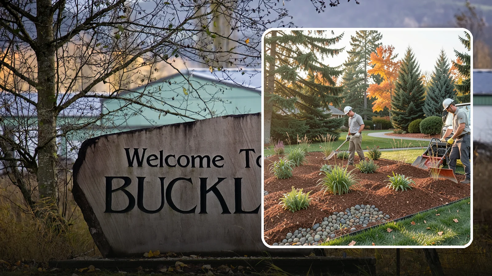 Bark Replacement in Buckley, Pierce County, WA - We strip out spent, matted bark and lay down fresh Douglas fir or hemlock bark that stands up to Puget Sound rain.