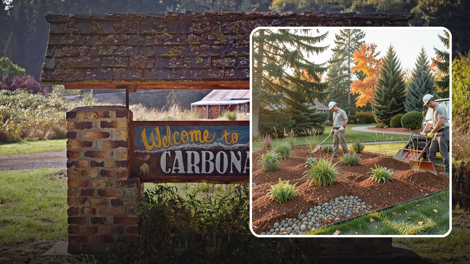 Bark Replacement in Carbonado, Pierce County, WA - We strip out spent, matted bark and lay down fresh Douglas fir or hemlock bark that stands up to Puget Sound rain.