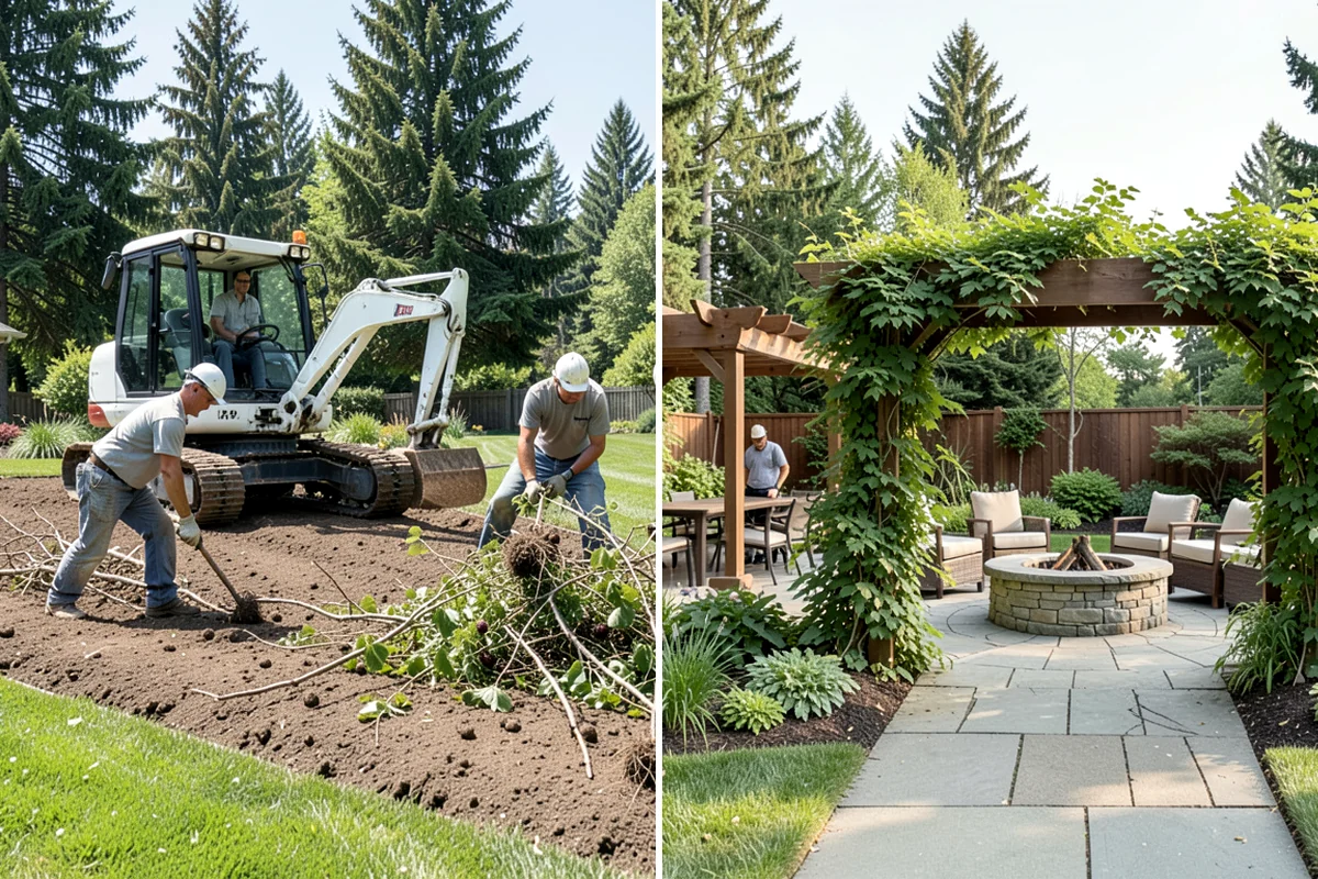Bark Replacement in Clyde Hill, King County, WA - Remove and haul away the old, broken-down bark layer