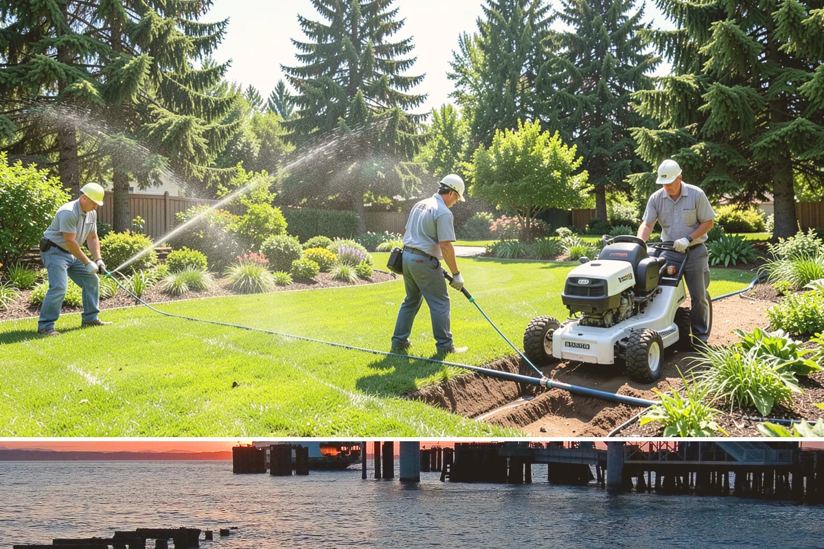 Bark Replacement in Edmonds, Snohomish County, WA - Best done in early spring before the summer dry stretch or in early fall before the November rains set in, so new bark settles...