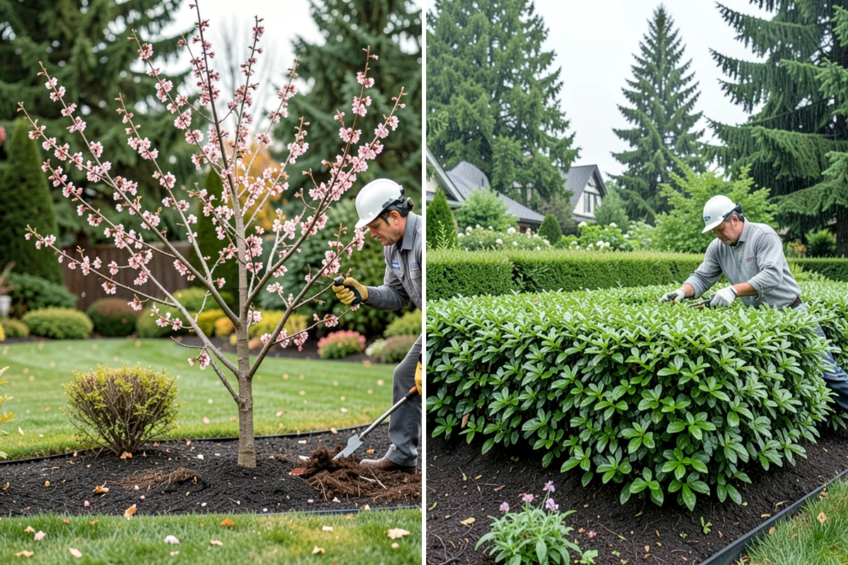 Bark Replacement in Federal Way, King County, WA - Remove and haul away the old, broken-down bark layer