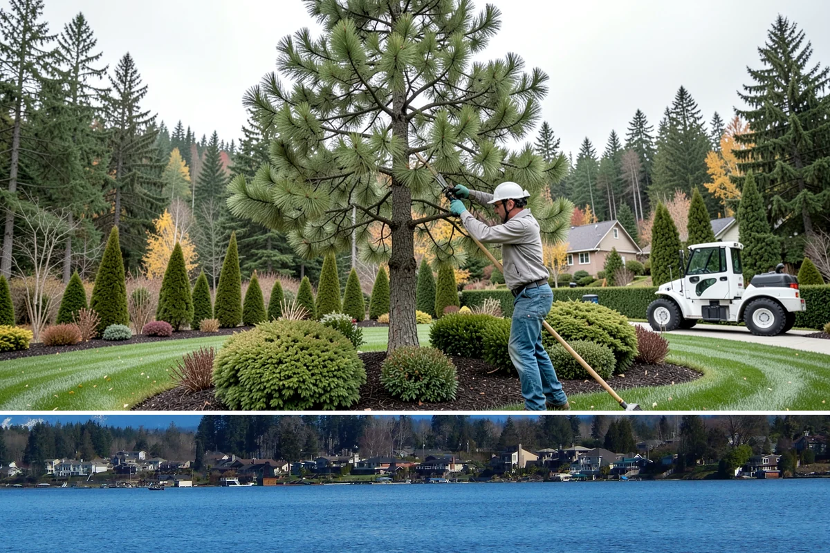 Bark Replacement in Lake Stevens, Snohomish County, WA - Best done in early spring before the summer dry stretch or in early fall before the November rains set in, so new bark settles...