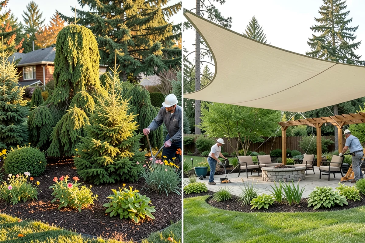 Bark Replacement in Maple Valley, King County, WA - Remove and haul away the old, broken-down bark layer