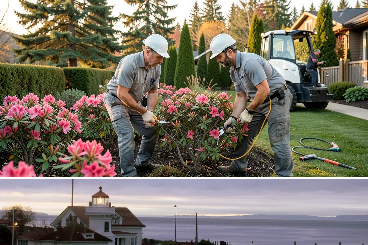 Bark Replacement in Mukilteo, Snohomish County, WA - Best done in early spring before the summer dry stretch or in early fall before the November rains set in, so new bark settles...