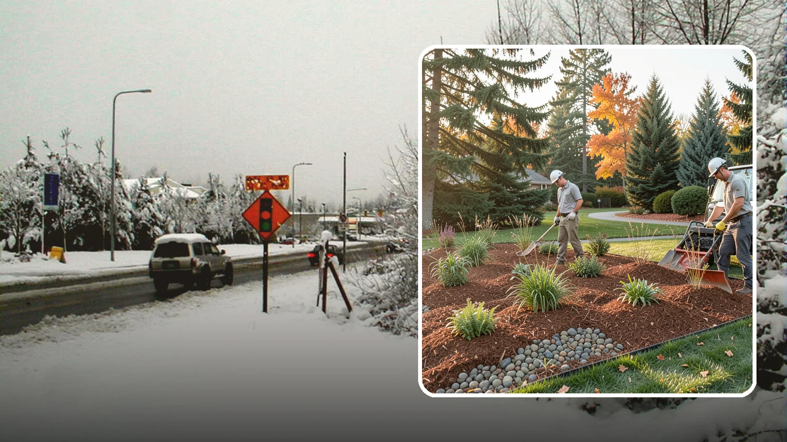 Bark Replacement in Newcastle, King County, WA - We strip out spent, matted bark and lay down fresh Douglas fir or hemlock bark that stands up to Puget Sound rain.