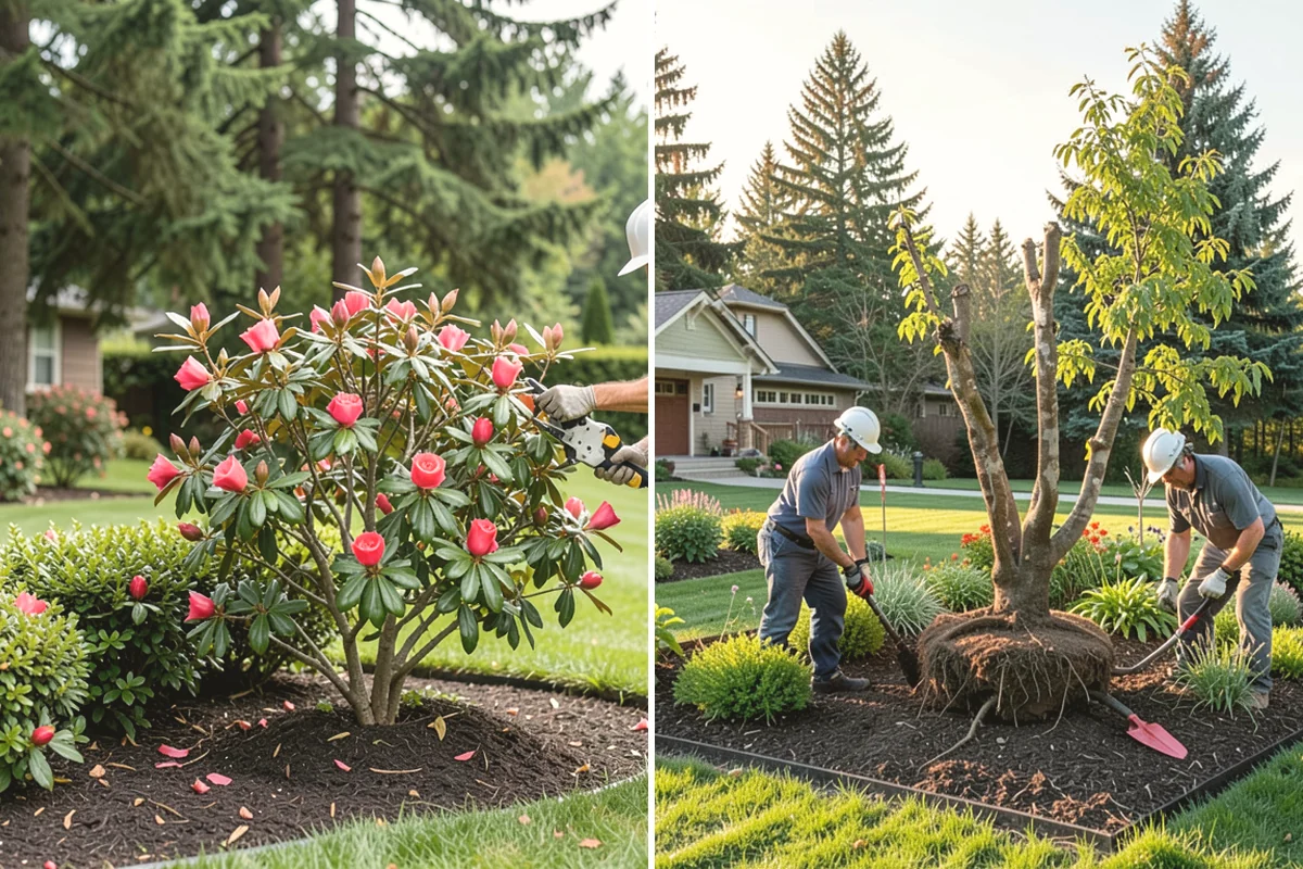 Bark Replacement in North Bend, King County, WA - Remove and haul away the old, broken-down bark layer