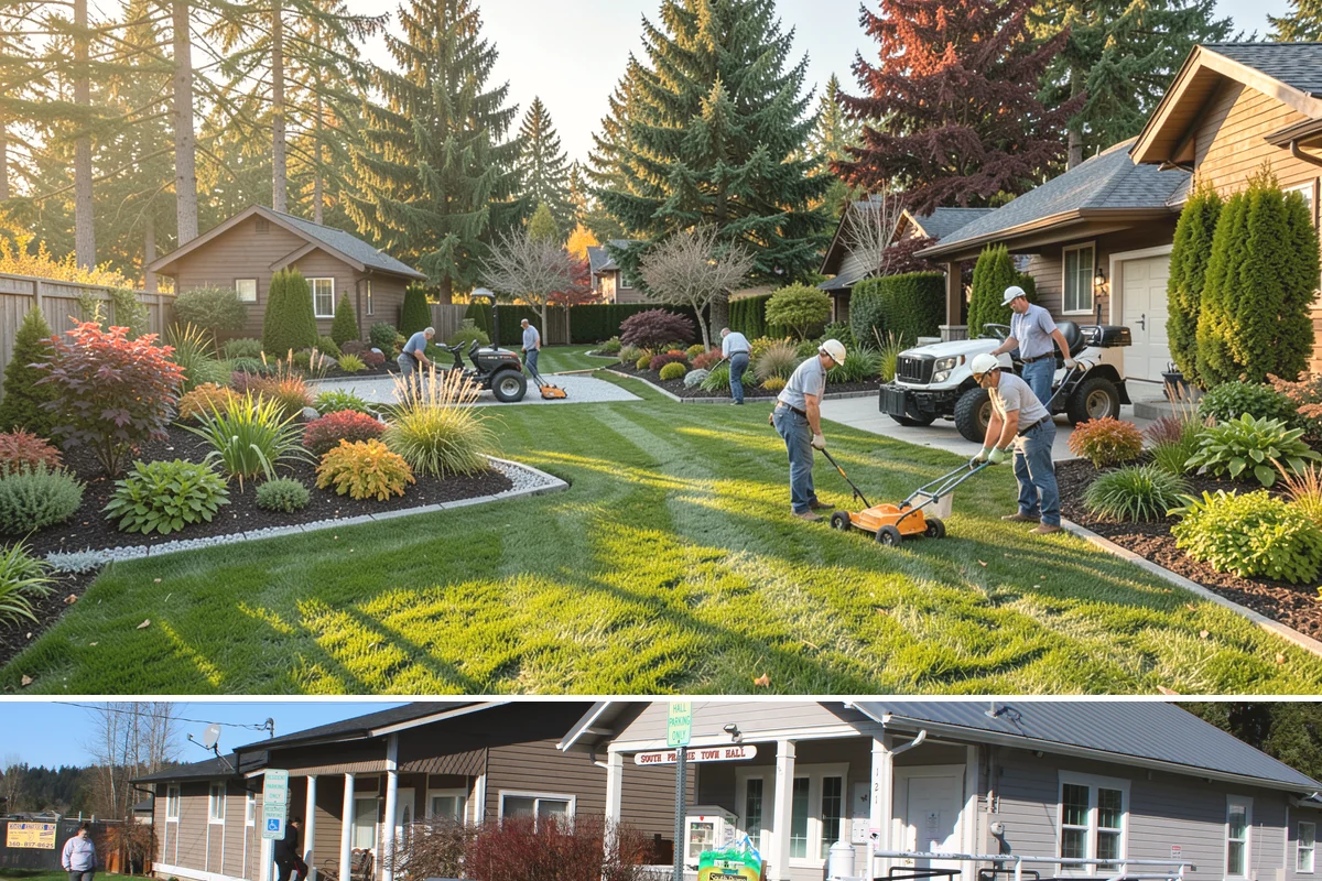 Bark Replacement in South Prairie, Pierce County, WA - Best done in early spring before the summer dry stretch or in early fall before the November rains set in, so new bark settles...