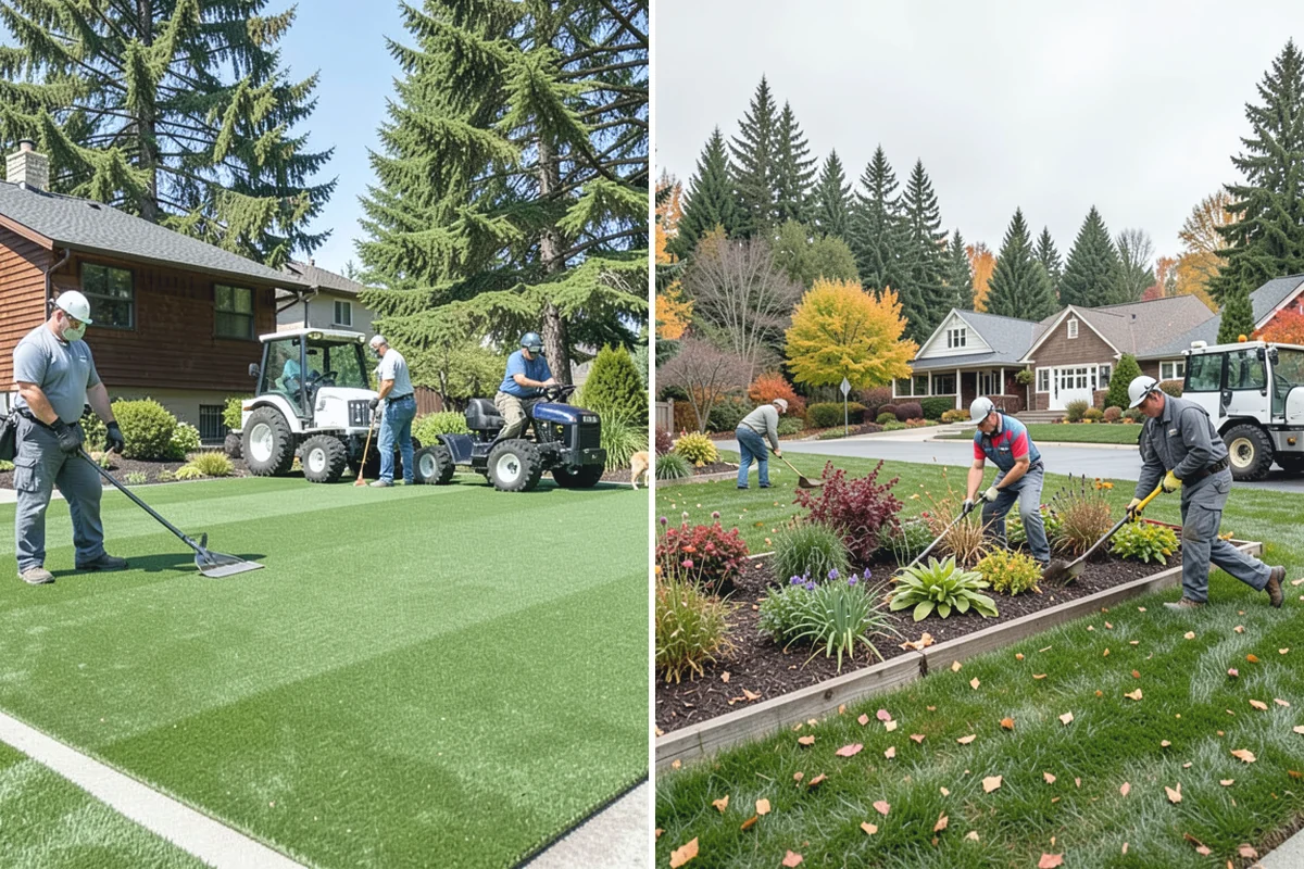 Bark Replacement in Sumner, Pierce County, WA - Remove and haul away the old, broken-down bark layer