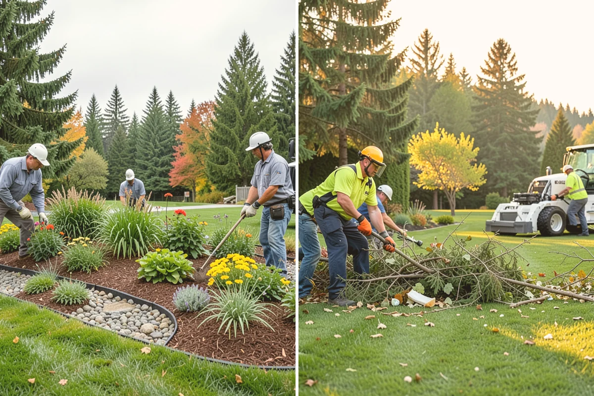 Basalt Rock Installation in Algona, King County, WA - Grade the area and confirm bearing for boulders or columns