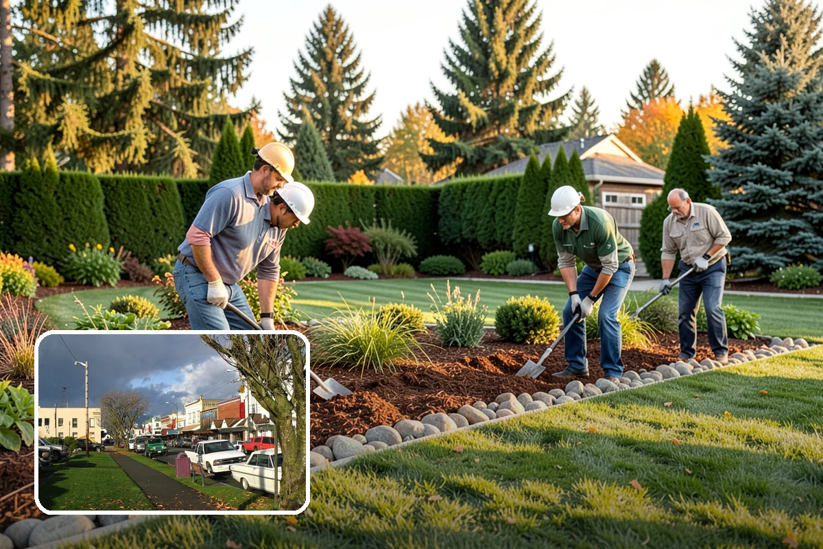 Basalt Rock Installation in Arlington, Snohomish County, WA - Authentic, locally sourced Northwest stone