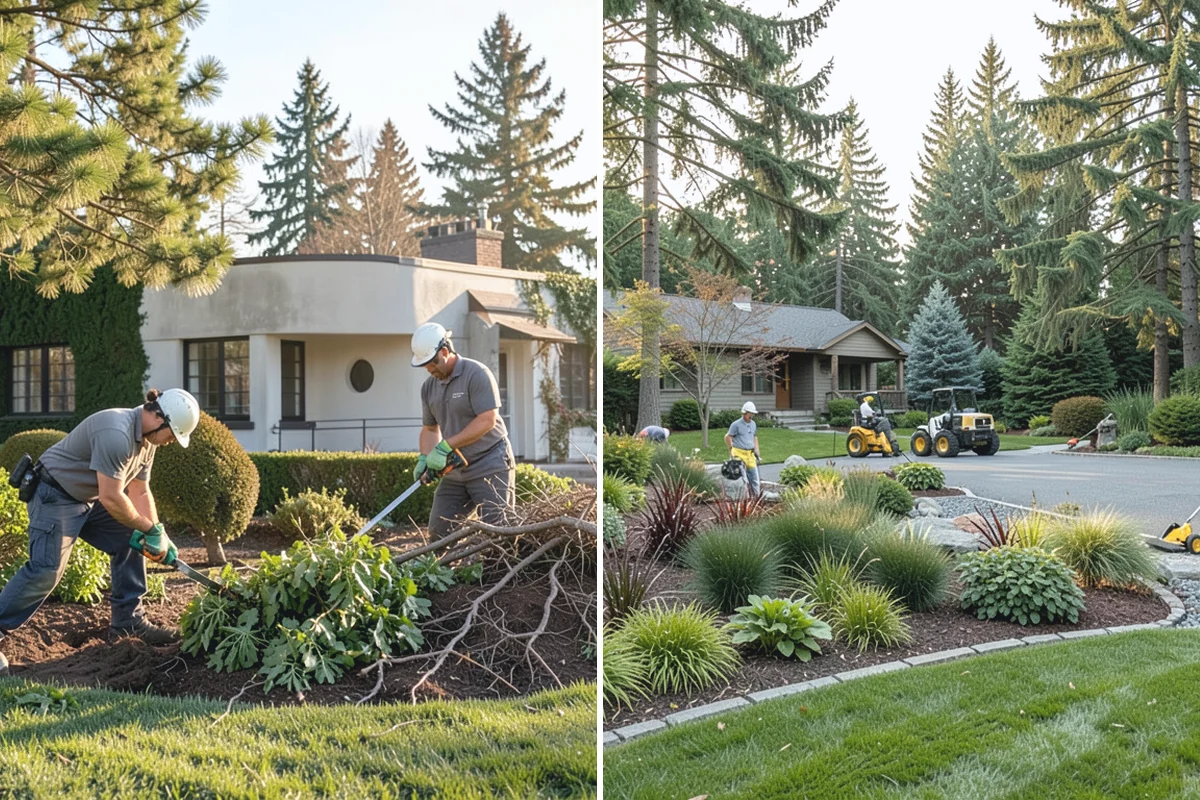 Basalt Rock Installation in Beaux Arts Village, King County, WA - Grade the area and confirm bearing for boulders or columns